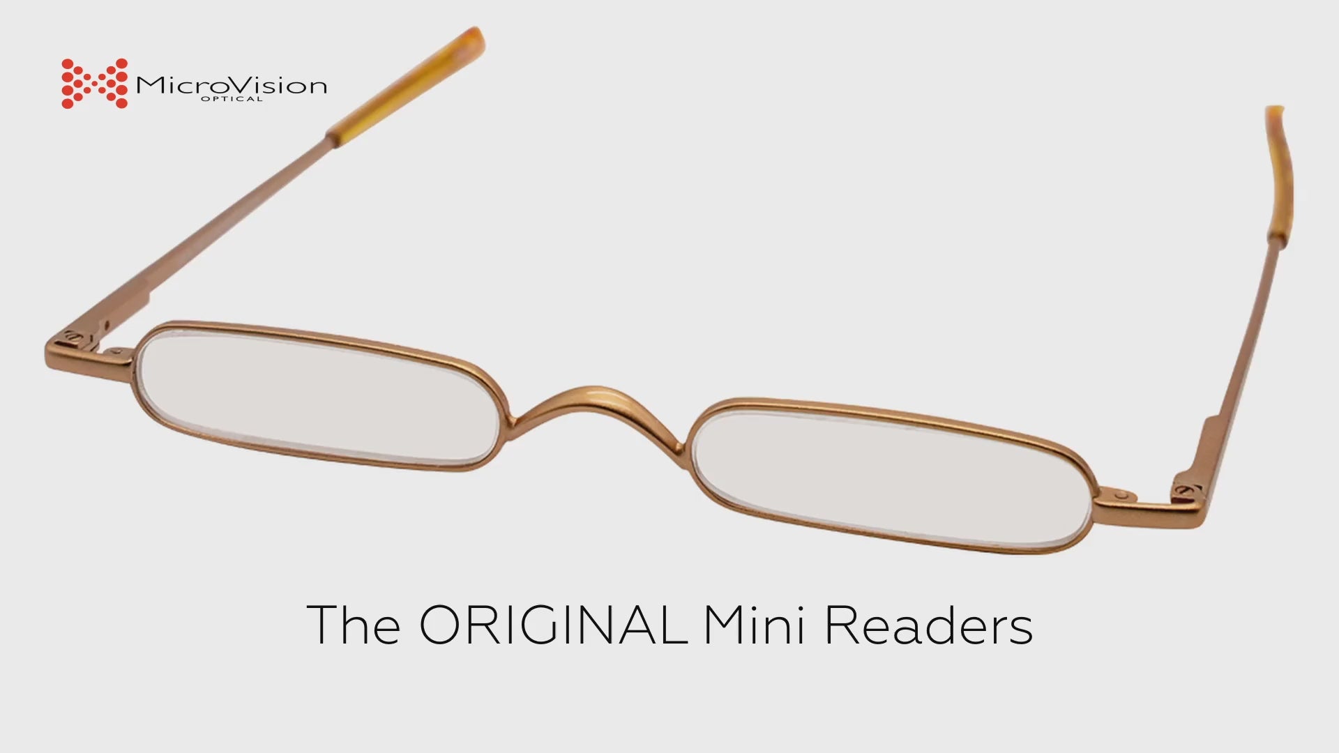 Small Reading Glasses Mini Tube Reader MicroVision Optical